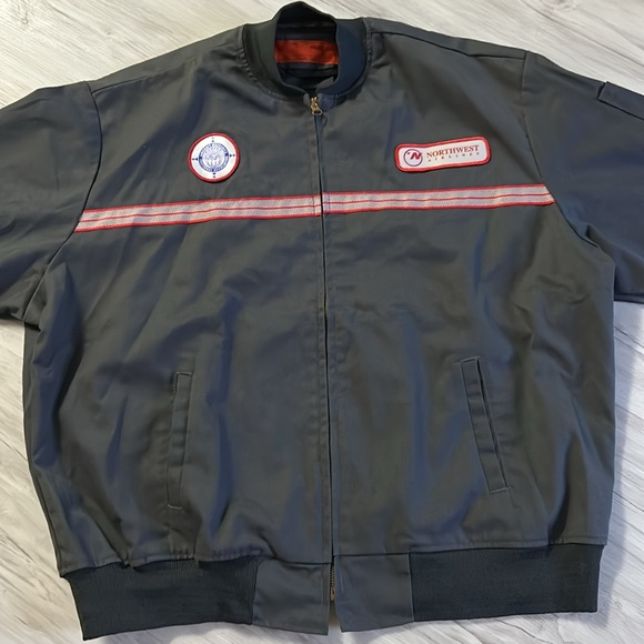 🖤NEW💕Northwest Airlines Official Employee Jacket AMFA Made USA 3XL-R Men🔥 - Picture 5 of 15